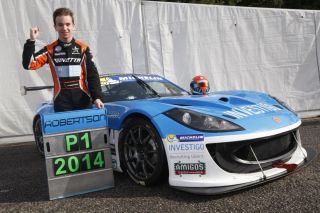 Charlie Robertson Ginetta Supercup champion 2014